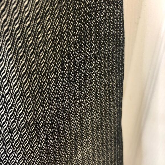 Ellen Tracy Linda Allard black gray silver button front blazer and skirt suit - Picture 14 of 16